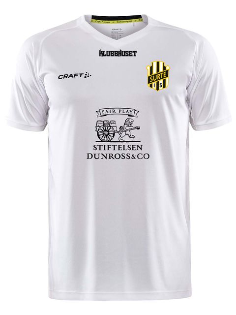 Craft Match Jersey Progress 2.0 Solid, White (Surte IS Fotboll)